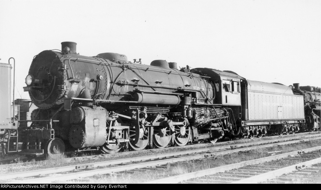 NYC 2-8-2 #1988 - New York Central